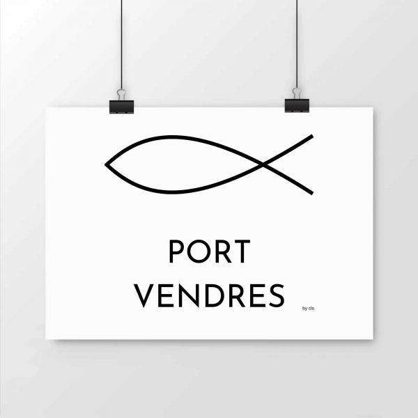 Poster horizontal Port-Vendres