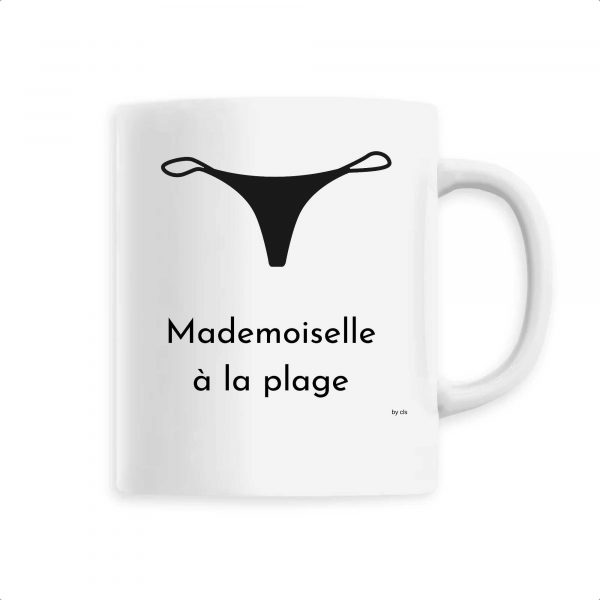 Mug Mademoiselle à la plage