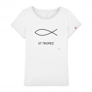 T-shirt Femme Made in France 100% Coton BIO à personnaliser