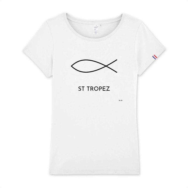 T-shirt Femme Made in France 100% Coton BIO à personnaliser