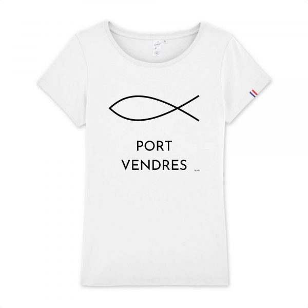 T-shirt femme made in France Port-Vendres