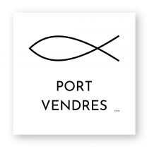 Sticker Port-Vendres 1 pièce