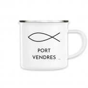 Mug émaillé Port-Vendres