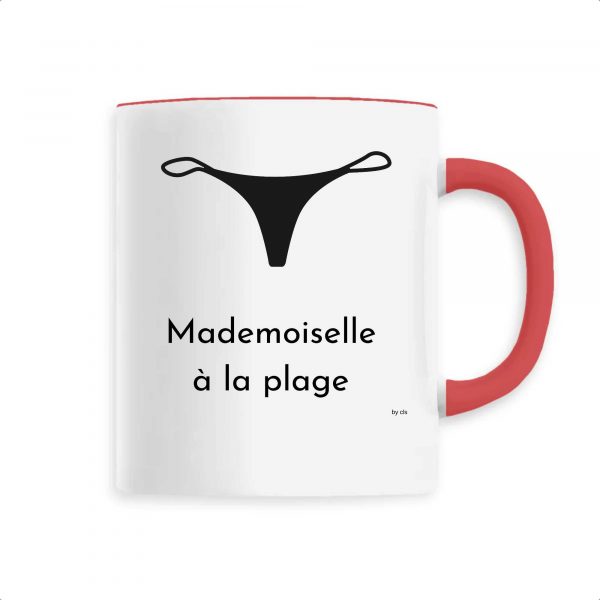 Mug Mademoiselle à la plage